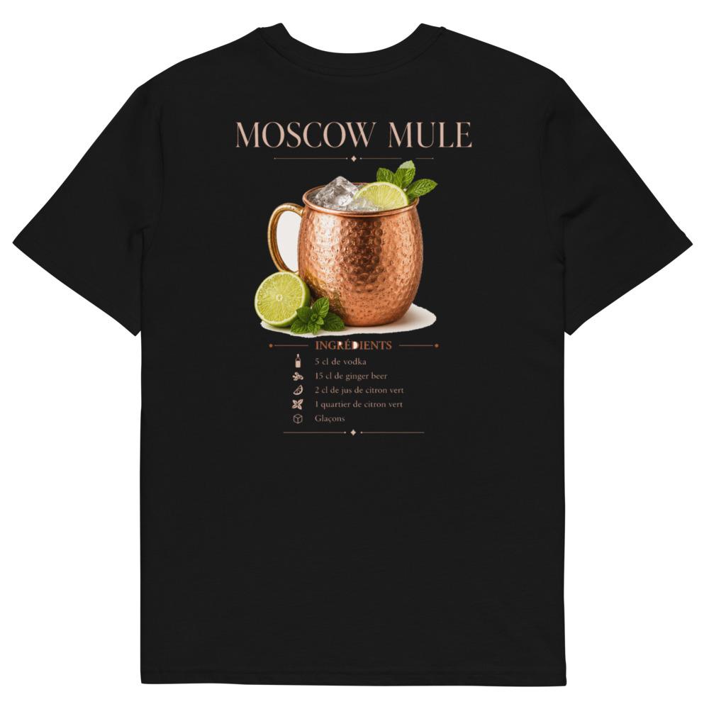 T-shirt Moscow Mule — le cocktail et sa recette, tee noir