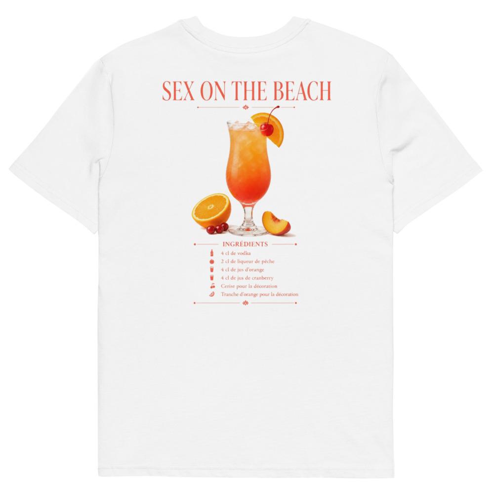 T-shirt Sex on the Beach — dos, le cocktail et sa recette