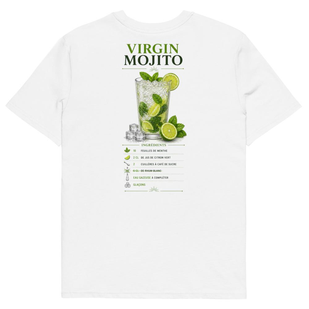 T-shirt Virgin Mojito — dos, le cocktail et sa recette